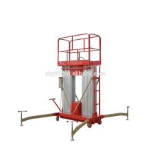 High quality!!aluminium ladder double mast mobile lift machine